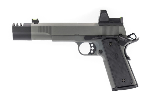 Vorsk VP-X Custom 1911 MEU GBB Airsoft Pistol in Grey with BDS Sight